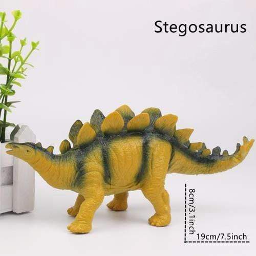 Different Types of Dinosaurs with Sound T Rex Triceratops Stegosaurus Model Toy for Kids