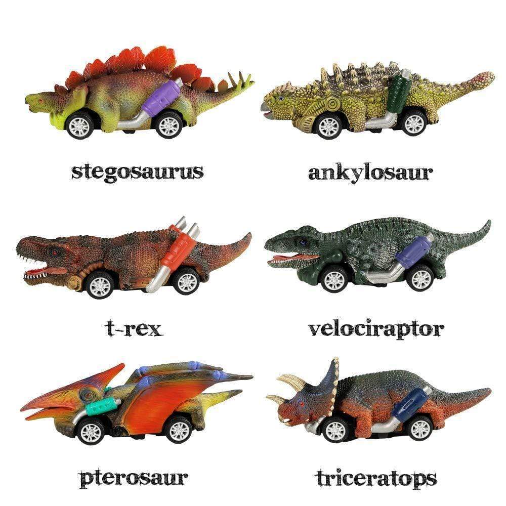 Mini Dinosaur Toy Pull Back Cars Dino Toy Cars for Boys Girls 3-6 Years Old