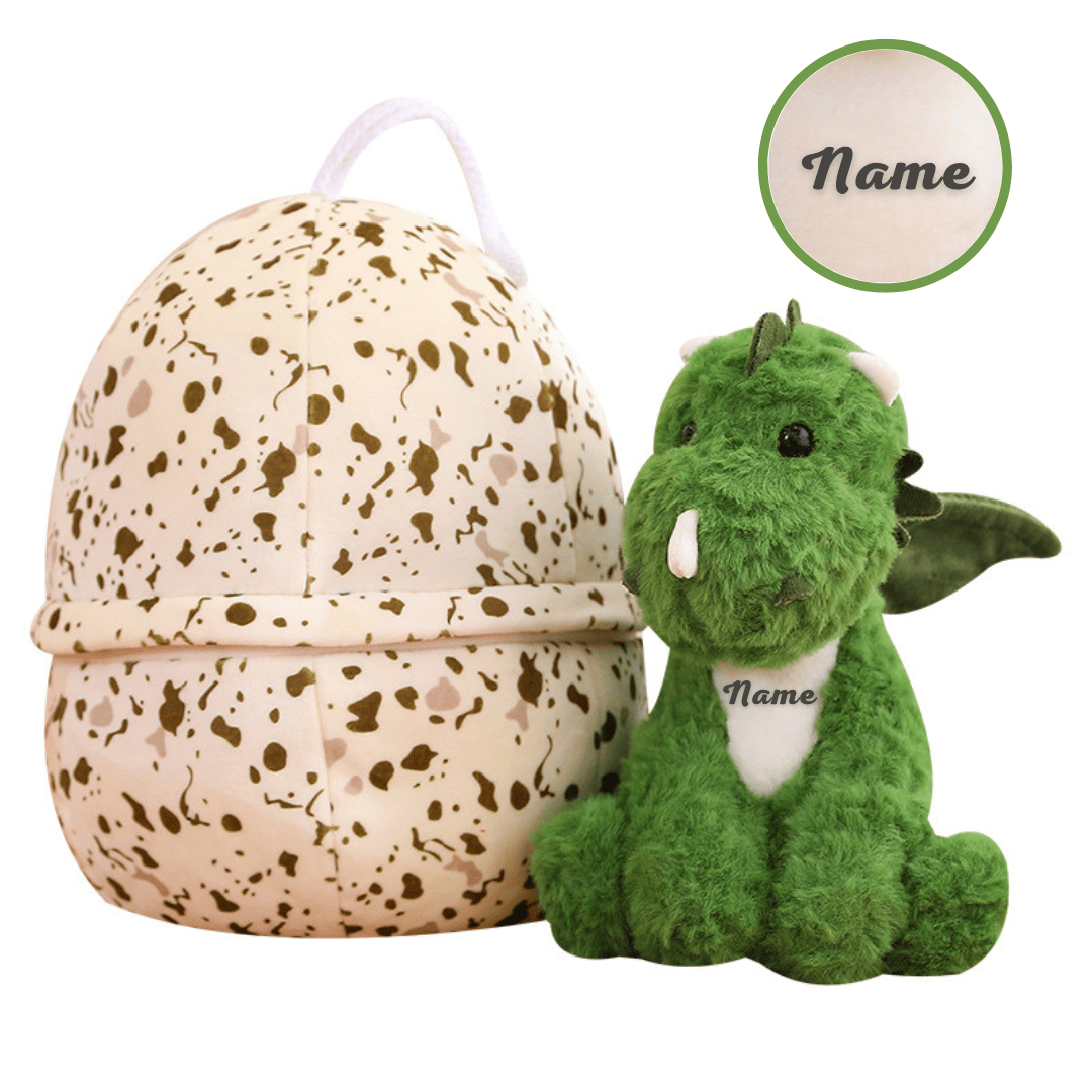 Name Personalized Dinosaur Stuffed Animal Cute T Rex Plush Toy for Boys Girls Birthday Gifts