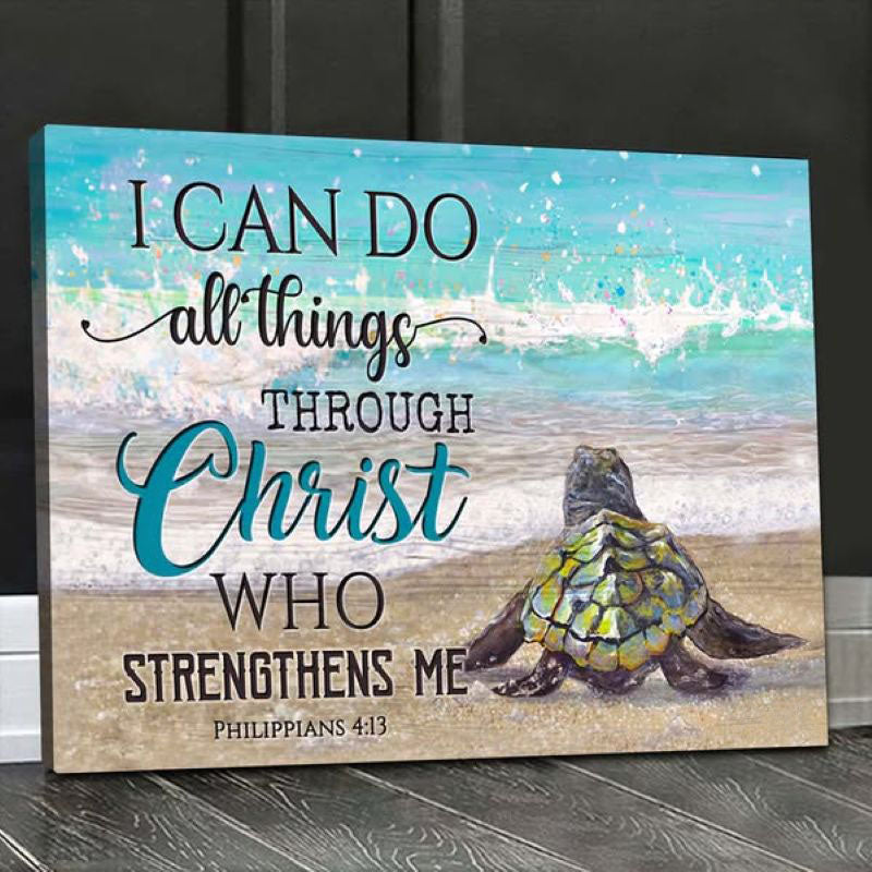 I Can Do All Things - D371 - Gallery Wrapped Canvas Prints