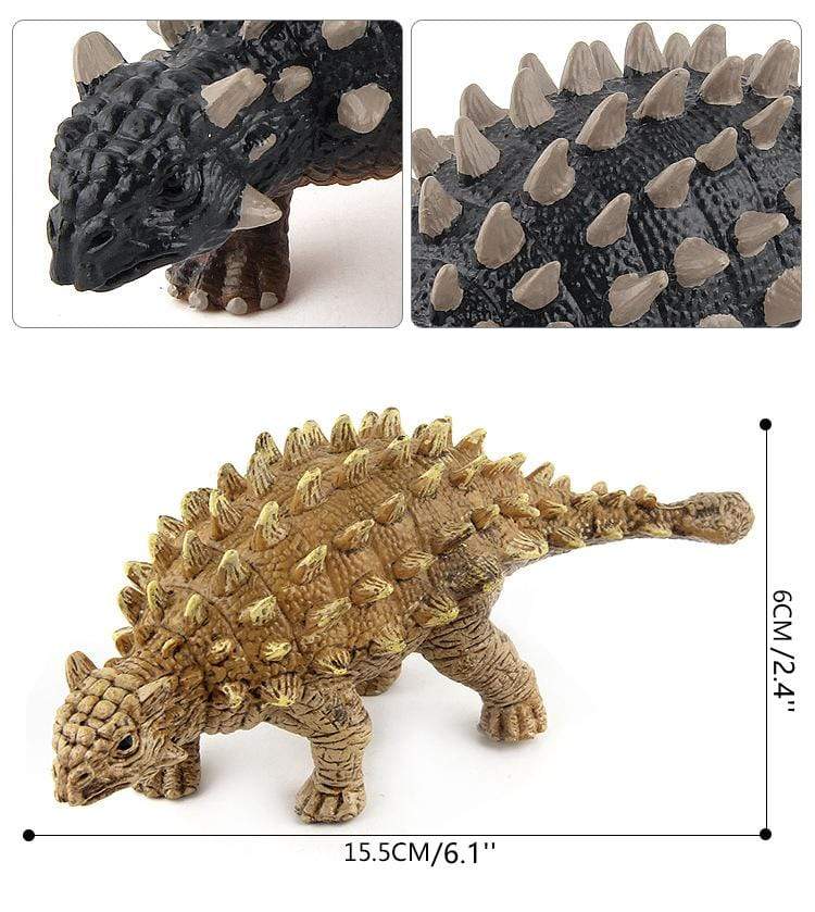 7‘’ Realistic Saichania Dinosaur Solid Action Figure Model Toy Decor