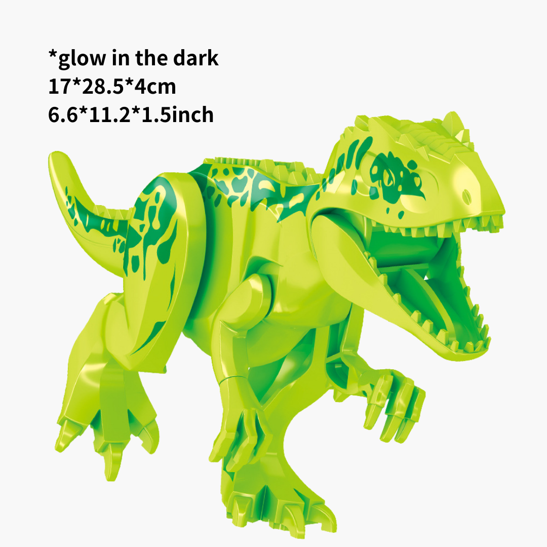 12" Dinosaur Jurassic Theme DIY Action Figures Building Blocks Toy Playsets