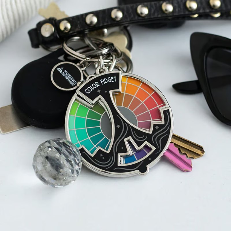 Color Fidget Enamel Pin (A Wheel Of Twenty Hues)