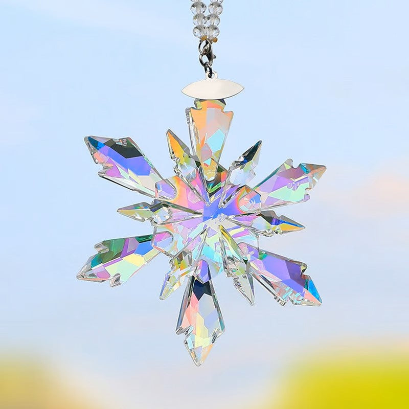 Crystal Snowflake Suncatcher