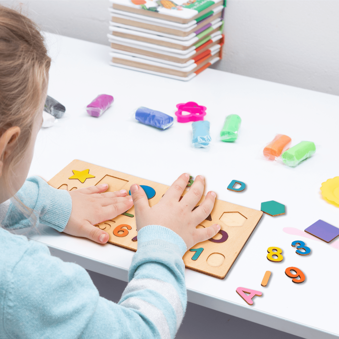 Personalized Name Alphabet Wooden Puzzle Dinosaur Number Jigsaw Gift Toy