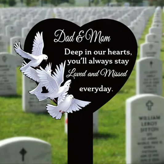 Eternal Heart Memorial Plaque