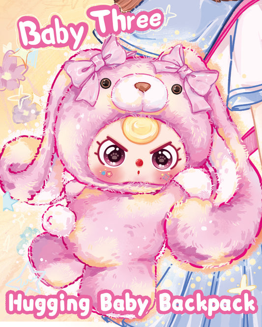 Baby Three - Hugging Baby Backpack Plush Blind Box