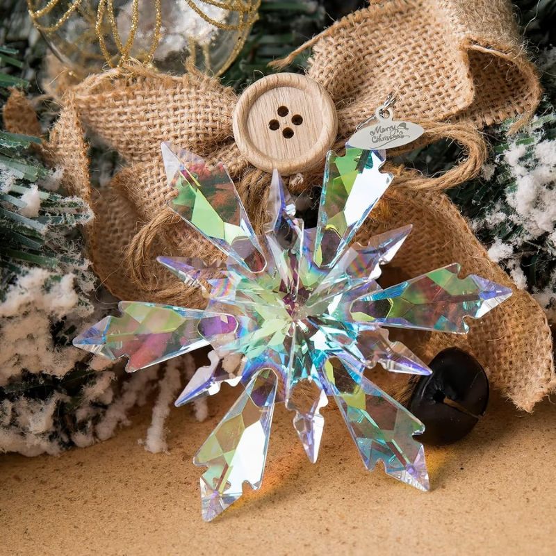Crystal Snowflake Suncatcher