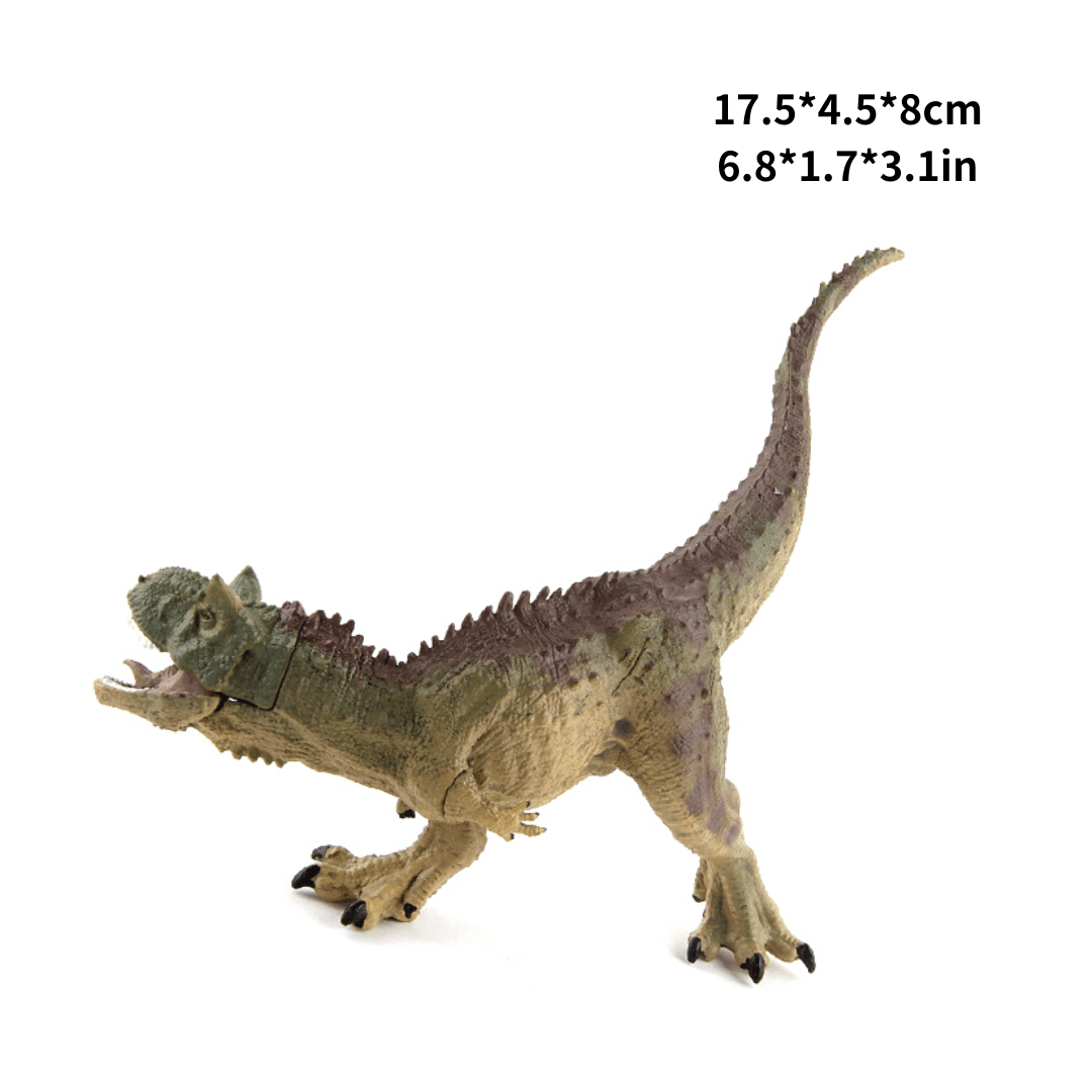 11" Realistic Carnotaurus Dinosaur Solid Action Figure Model Toy Decor