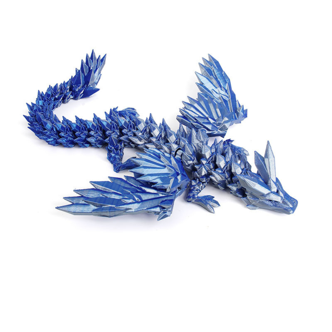 3D Printed Dinosaur Fly Dragon Toy with Movable Joints