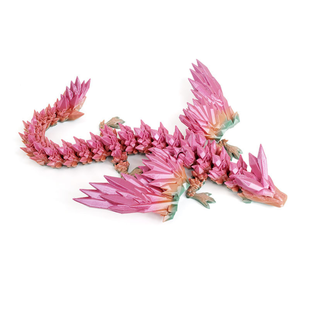 3D Printed Dinosaur Fly Dragon Toy with Movable Joints