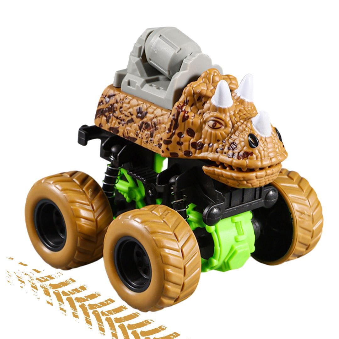 Dinosaur Stunt Car Engineering Vehicle Off Road Four Wheels Toy