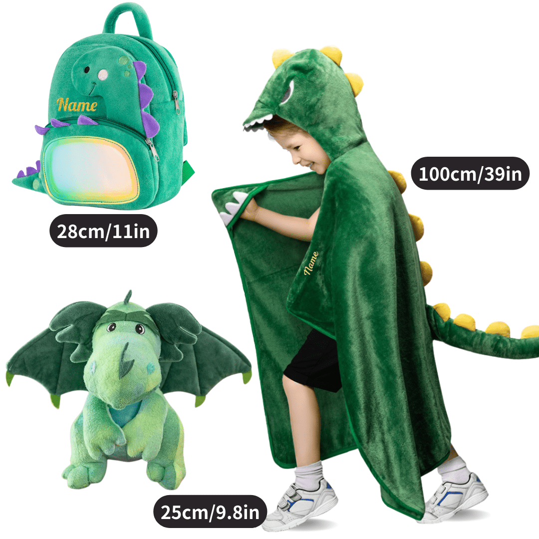 Name Personalized Dinosaur Stuffed Animal Cute T Rex Plush Toy for Boys Girls Birthday Gifts