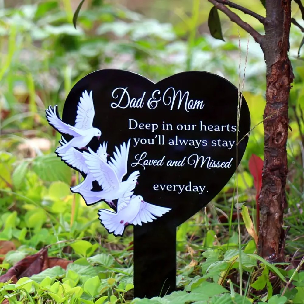 Eternal Heart Memorial Plaque