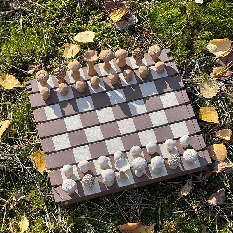 Magnetic Forest Mushrooms Chess