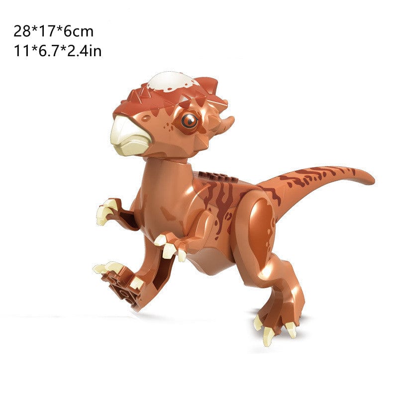 12" Dinosaur Jurassic Theme DIY Action Figures Building Blocks Toy Playsets