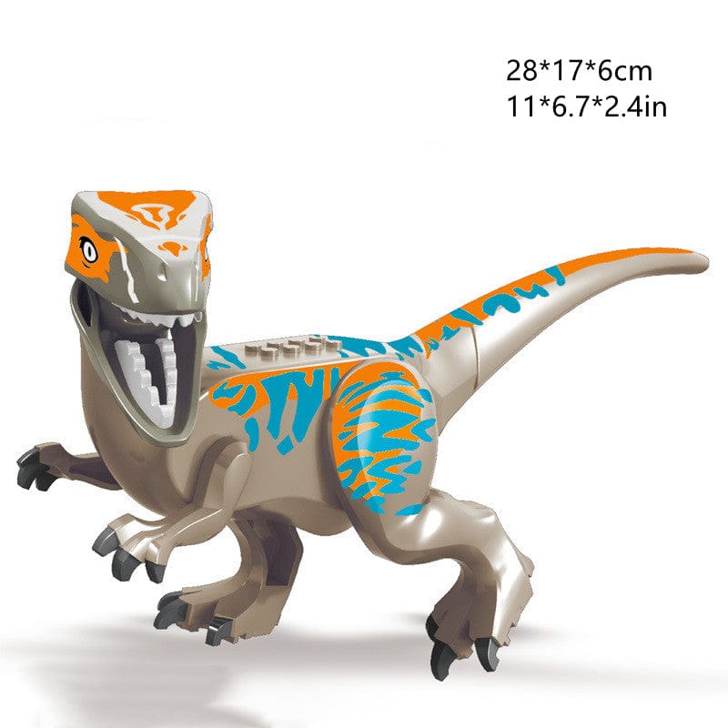12" Dinosaur Jurassic Theme DIY Action Figures Building Blocks Toy Playsets