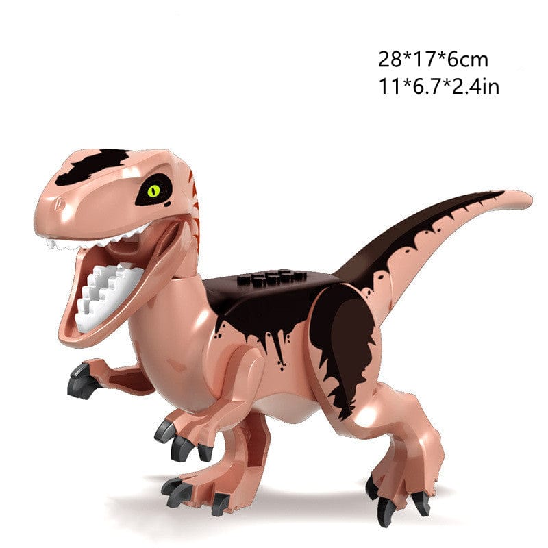 12" Dinosaur Jurassic Theme DIY Action Figures Building Blocks Toy Playsets