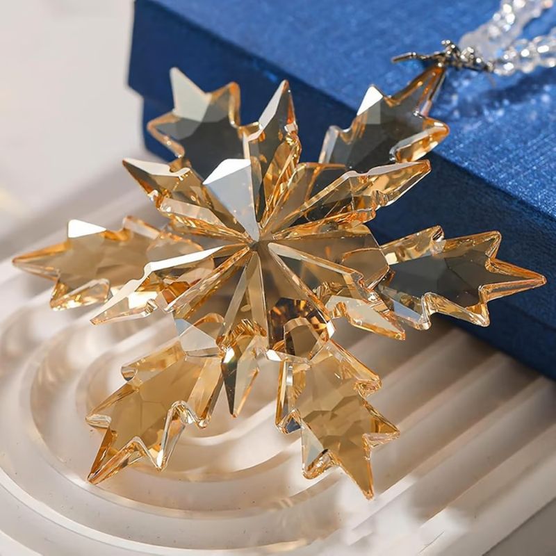 Crystal Snowflake Suncatcher