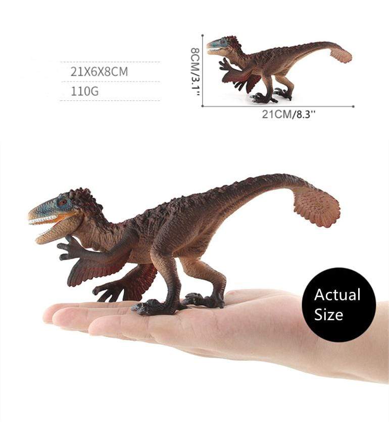 8‘’ Realistic Utahraptor Dinosaur Solid Action Figure Model Toy Decor