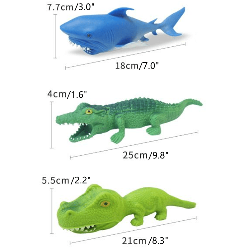 Stretchy Dinosaur Toy Squishy Animal Stuffed Memory Sand Stress Relief Fidget Toys