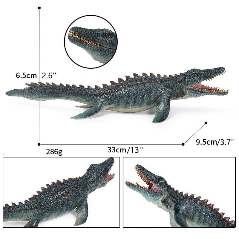 13" Realistic Mosasaurus Dinosaur Solid Action Figure Model Toy Decor