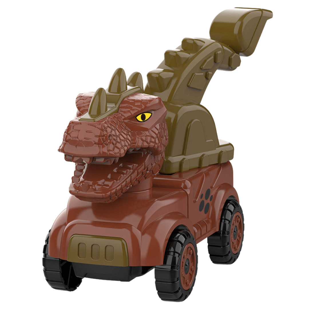 Inertial Take Apart Construction Dinosaur Truck Car T Rex Triceratops Excavator Toy for Kids