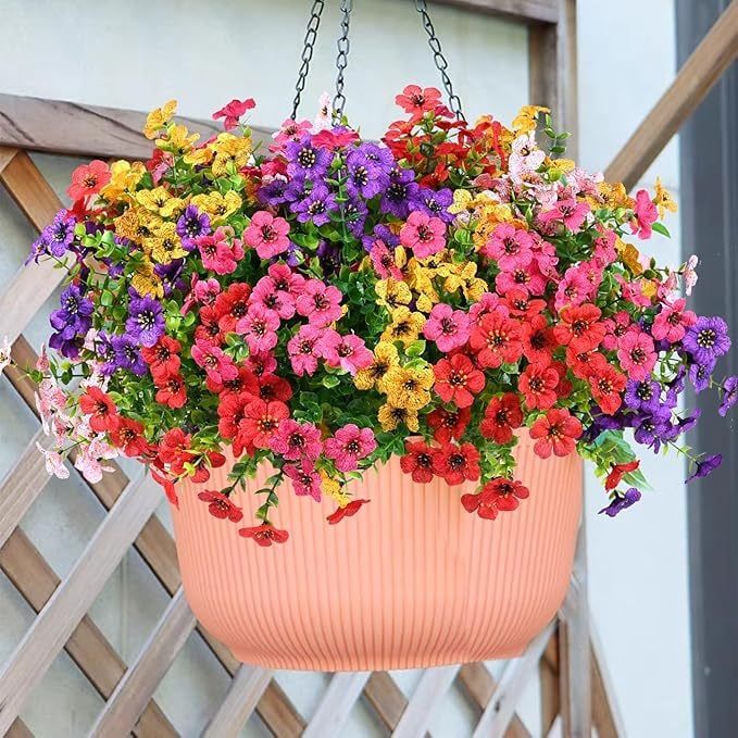 Rainproof Lifelike Artificial Flowers With UV-Shield Coating