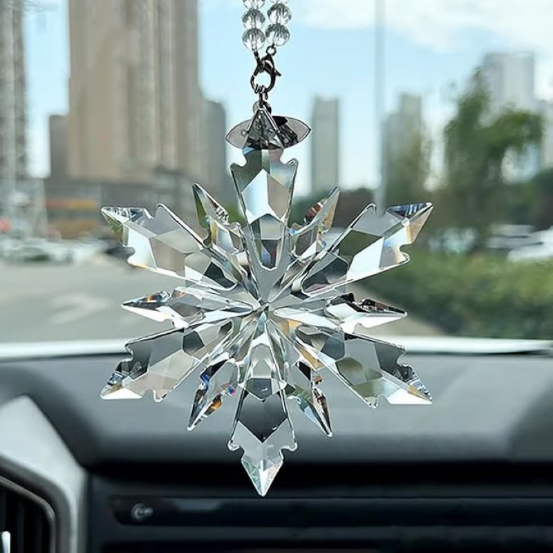 Crystal Snowflake Suncatcher