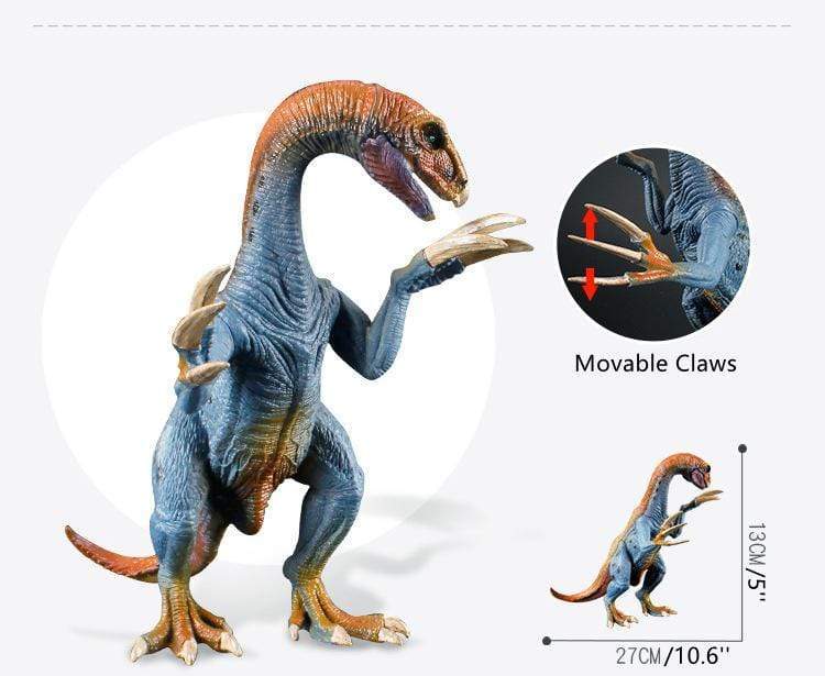 11" Realistic Therizinosaurus Dinosaur Solid Action Figure Model Toy Decor