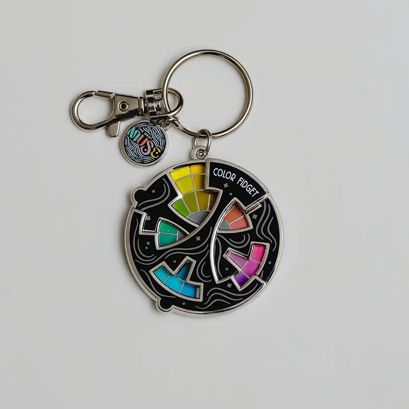 Color Fidget Enamel Pin (A Wheel Of Twenty Hues)