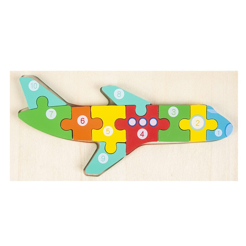 Montessori Wooden Puzzle for Toddlers Brain Teaser Board Early Education Toys