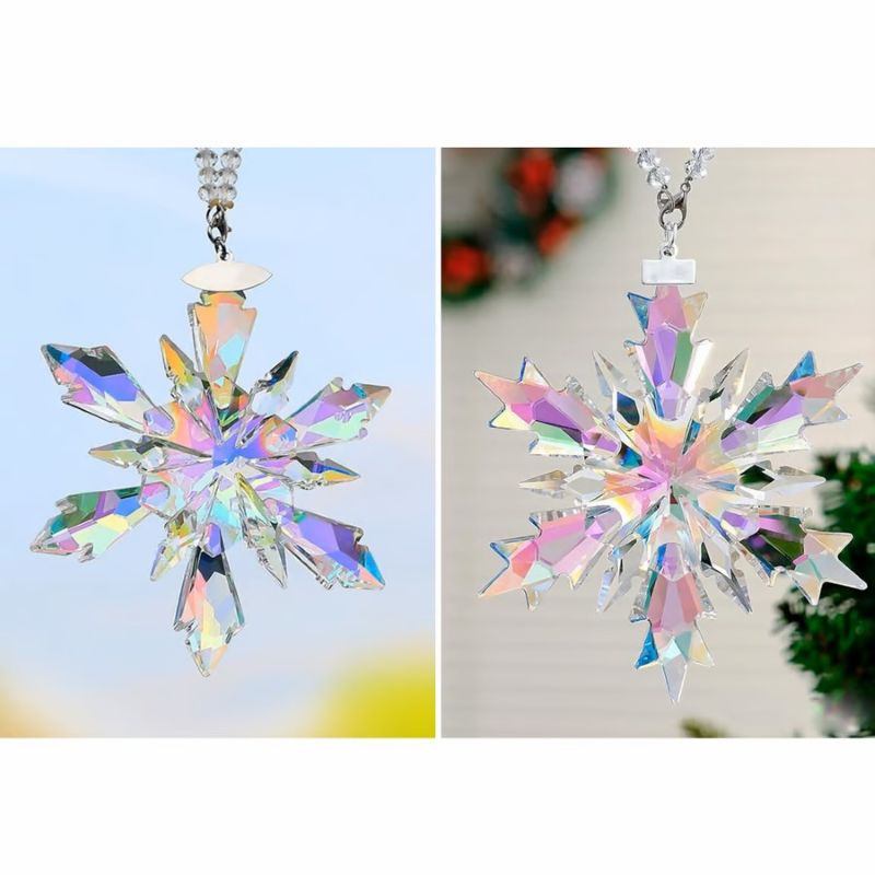 Crystal Snowflake Suncatcher