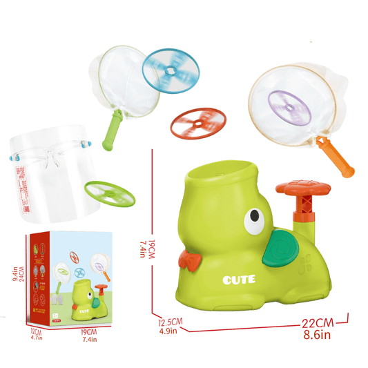 Flying Discs Launcher Toy Set Step On Machine Outdoor Toy for Boys Girls
