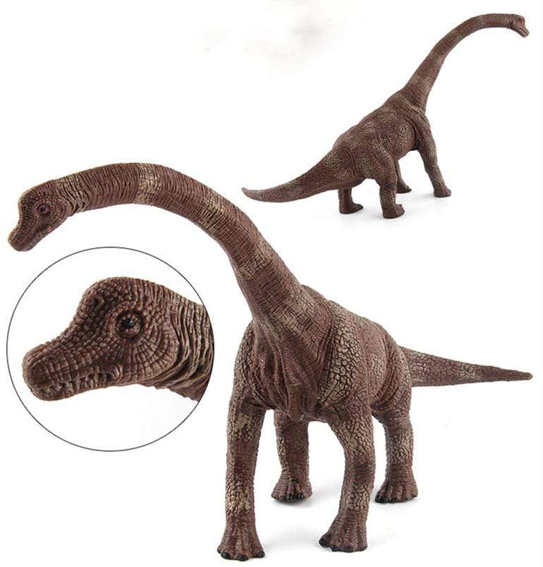 13‘’ Realistic Brachiosaurus Dinosaur Solid Action Figure Model Toy Decor with Flexible Neck