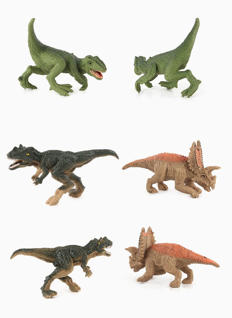 12 Pcs Realistic Dinosaur Figure Set Decor Model Toy