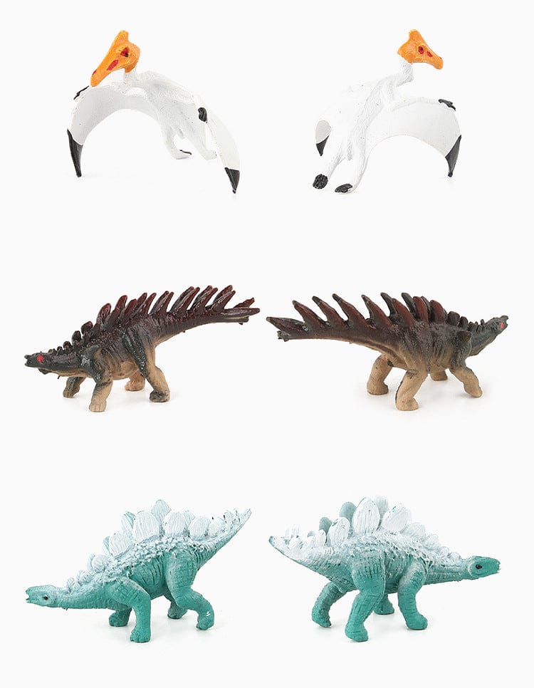 12 Pcs Realistic Dinosaur Figure Set Decor Model Toy