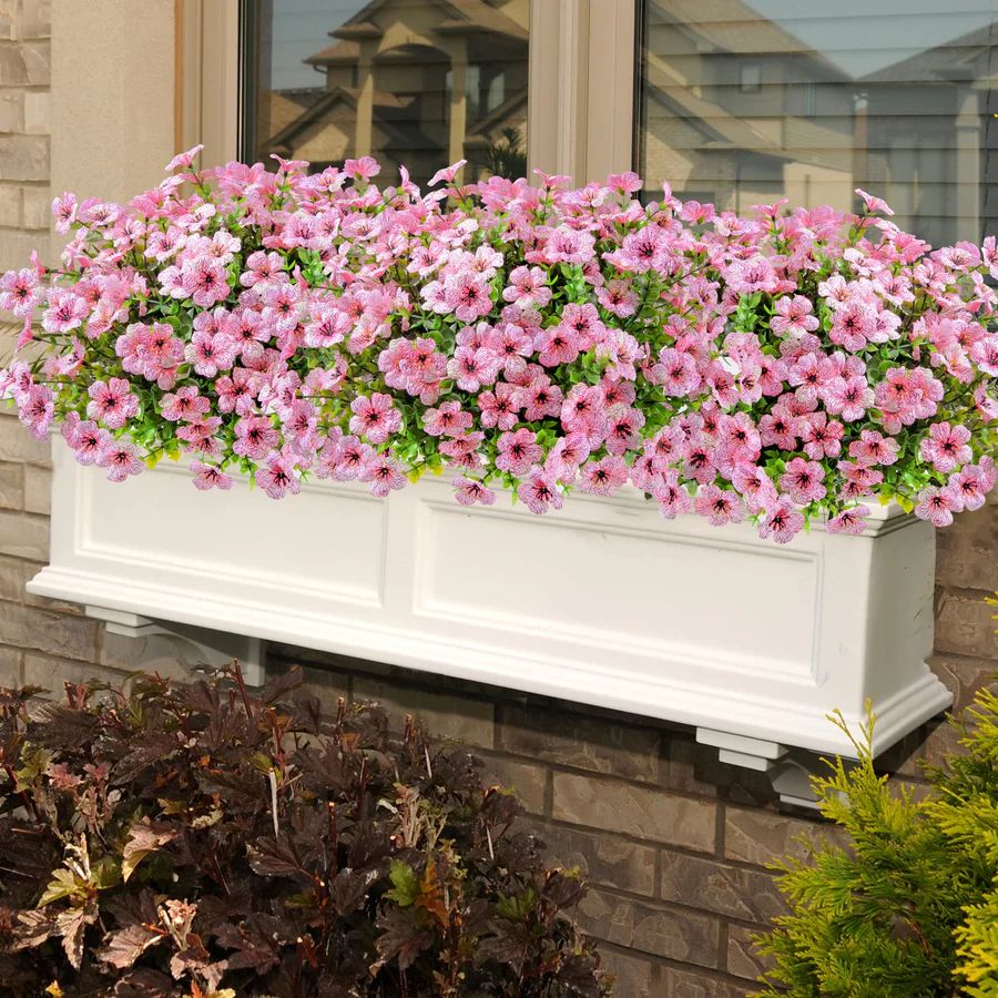 Rainproof Lifelike Artificial Flowers With UV-Shield Coating