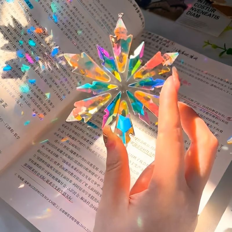 Crystal Snowflake Suncatcher