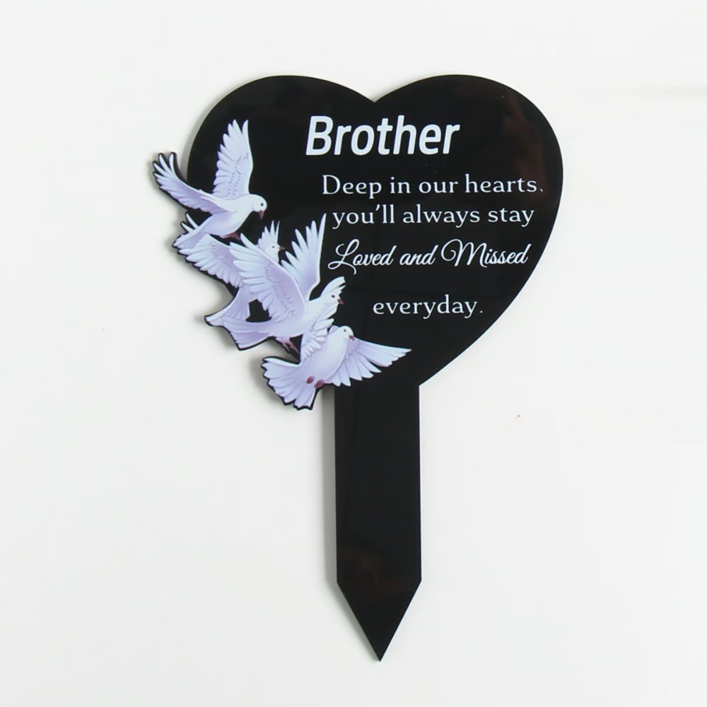 Eternal Heart Memorial Plaque