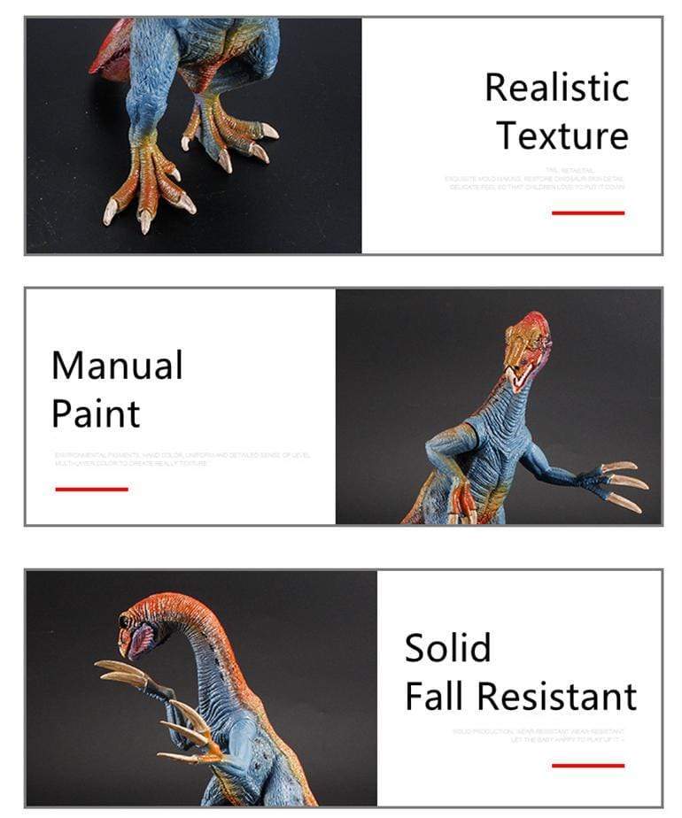 11" Realistic Therizinosaurus Dinosaur Solid Action Figure Model Toy Decor