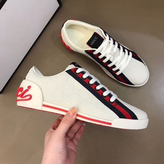 New Men's fashion lace-up casual shoes-4