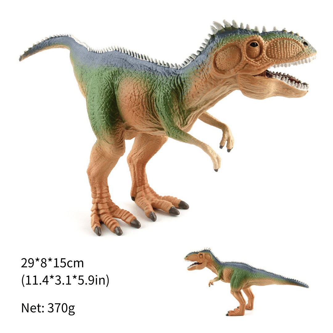 10" Realistic Giganotosaurus Dinosaur Solid Action Figure Model Toy Decor