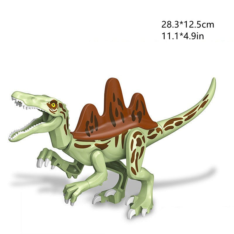 12" Dinosaur Jurassic Theme DIY Action Figures Building Blocks Toy Playsets