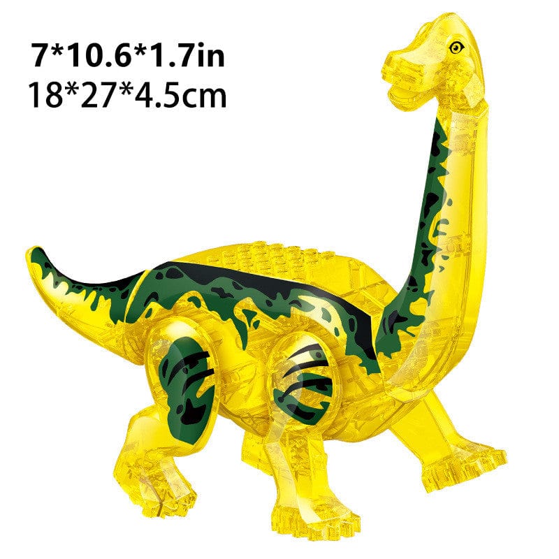 12" Dinosaur Jurassic Theme DIY Action Figures Building Blocks Toy Playsets
