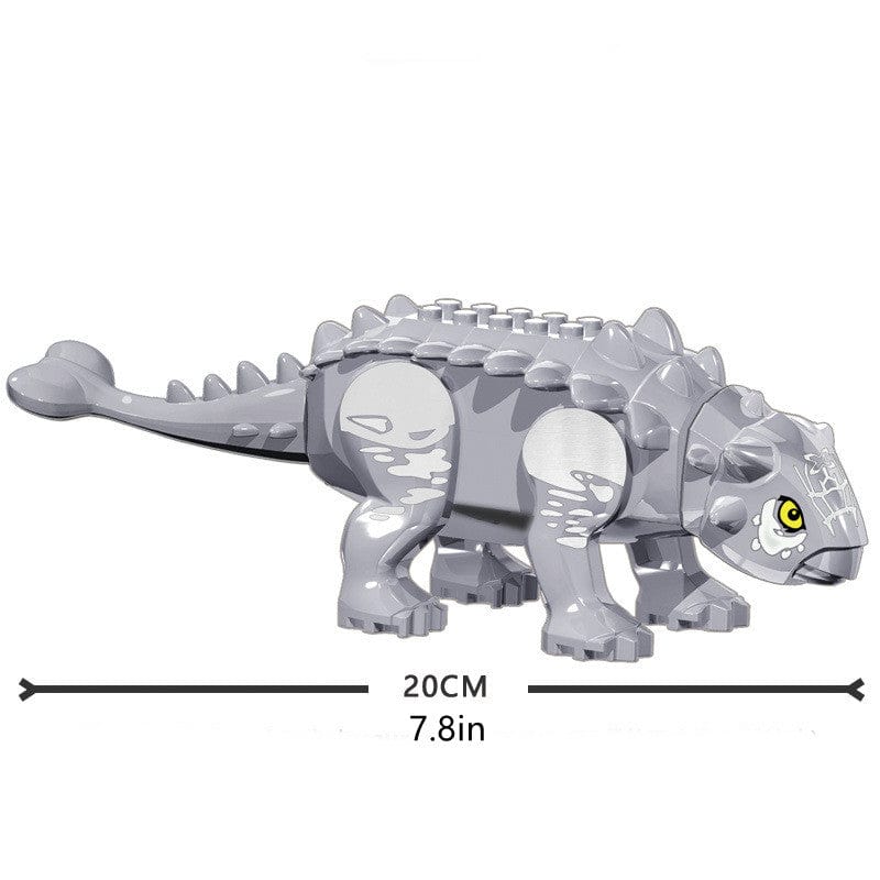 12" Dinosaur Jurassic Theme DIY Action Figures Building Blocks Toy Playsets