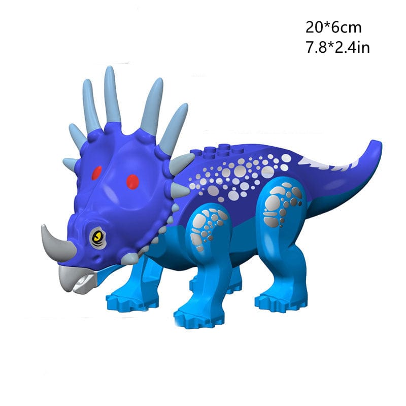 12" Dinosaur Jurassic Theme DIY Action Figures Building Blocks Toy Playsets