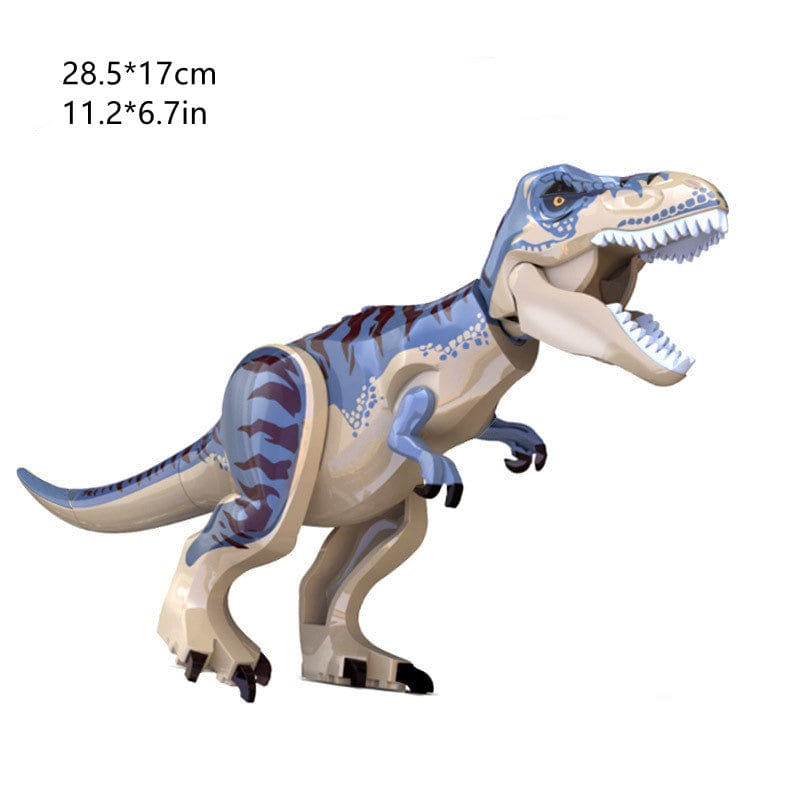 12" Dinosaur Jurassic Theme DIY Action Figures Building Blocks Toy Playsets