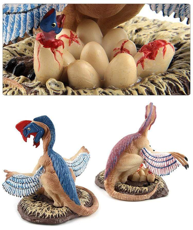 6‘’ Realistic Oviraptor Dinosaur Solid Action Figure Model Toy Decor