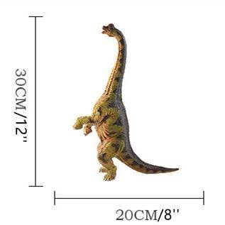 13‘’ Realistic Brachiosaurus Dinosaur Solid Action Figure Model Toy Decor with Flexible Neck